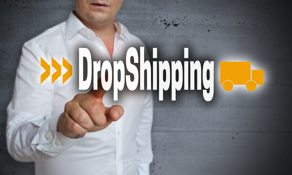 Dropshipping touchscreen is operated by man